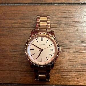 Fossil watch Bronze Stainless Steel